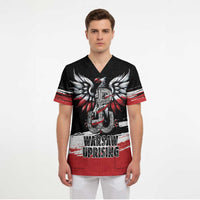 Warsaw Uprising 1944 Scrub Top Polska Walczy Kotwica