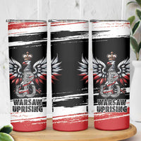 Warsaw Uprising 1944 Skinny Tumbler Polska Walczy Kotwica