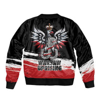 Warsaw Uprising 1944 Sleeve Zip Bomber Jacket Polska Walczy Kotwica