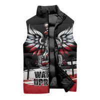 Warsaw Uprising 1944 Sleeveless Puffer Jacket Polska Walczy Kotwica