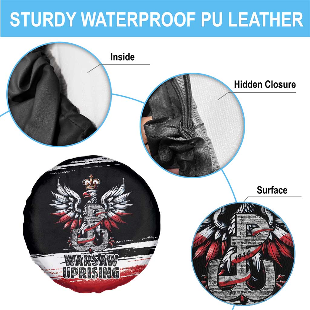 Warsaw Uprising 1944 Spare Tire Cover Polska Walczy Kotwica