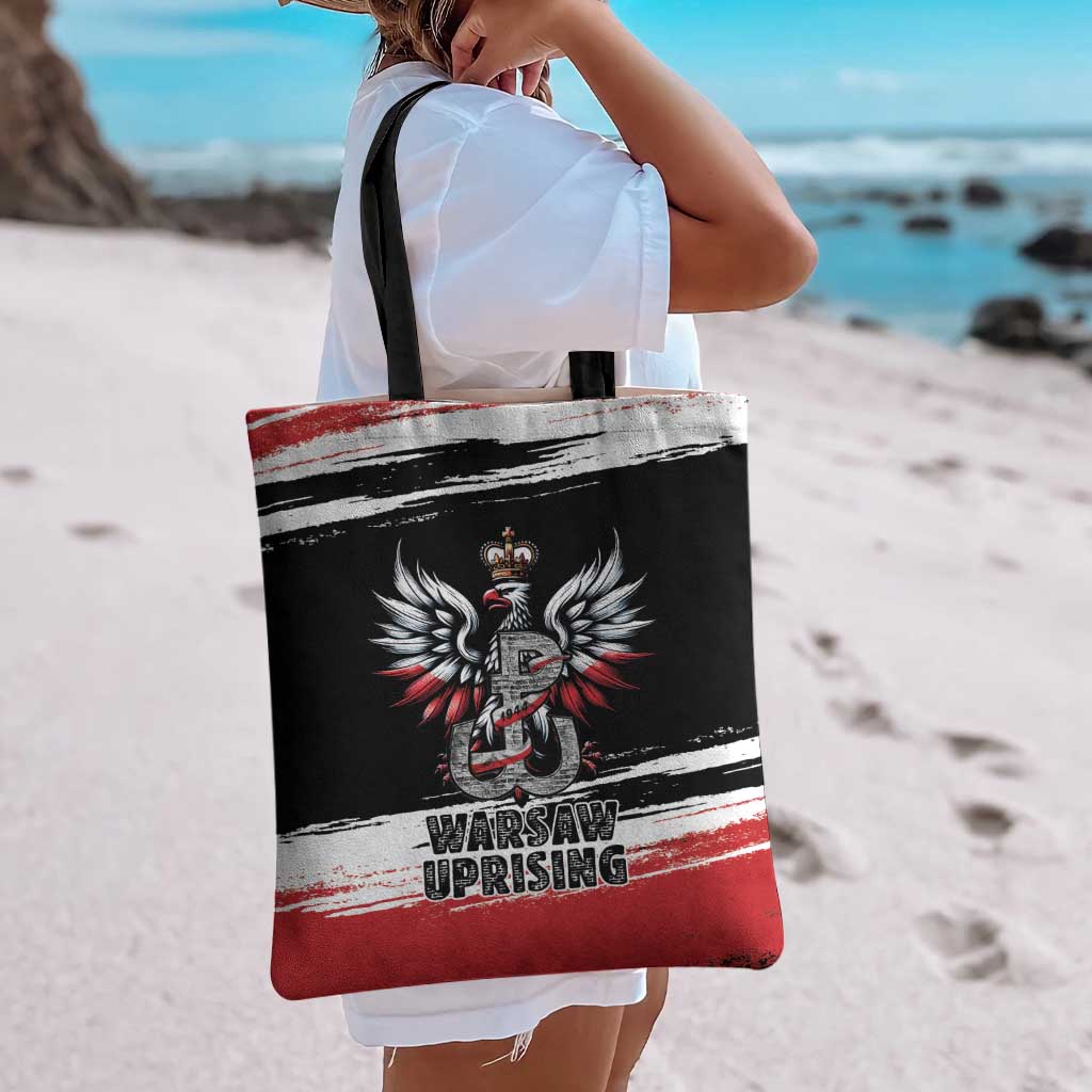 Warsaw Uprising 1944 Tote Bag Polska Walczy Kotwica