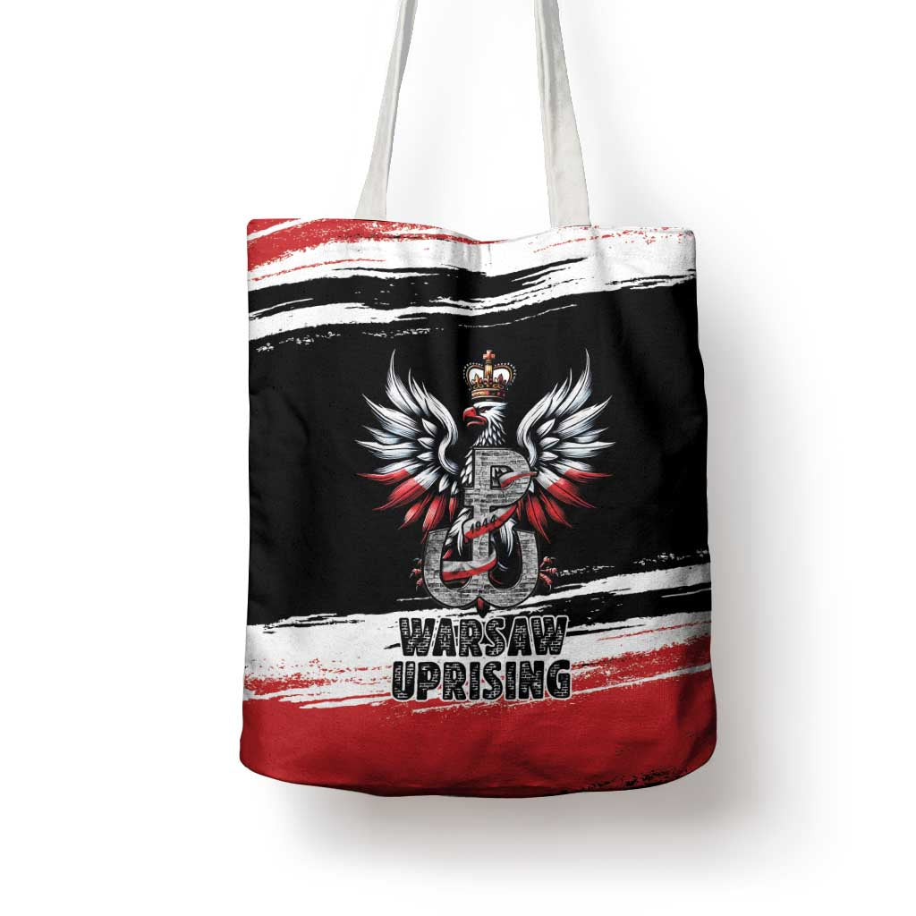 Warsaw Uprising 1944 Tote Bag Polska Walczy Kotwica