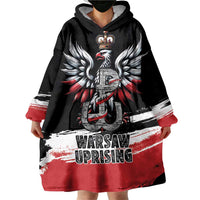Warsaw Uprising 1944 Wearable Blanket Hoodie Polska Walczy Kotwica