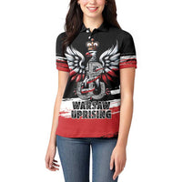Warsaw Uprising 1944 Women Polo Shirt Polska Walczy Kotwica