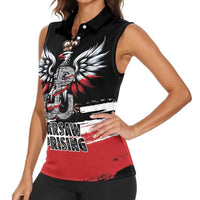 Warsaw Uprising 1944 Women Sleeveless Polo Shirt Polska Walczy Kotwica