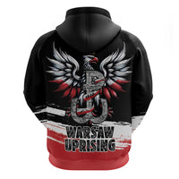 Warsaw Uprising 1944 Zip Hoodie Polska Walczy Kotwica