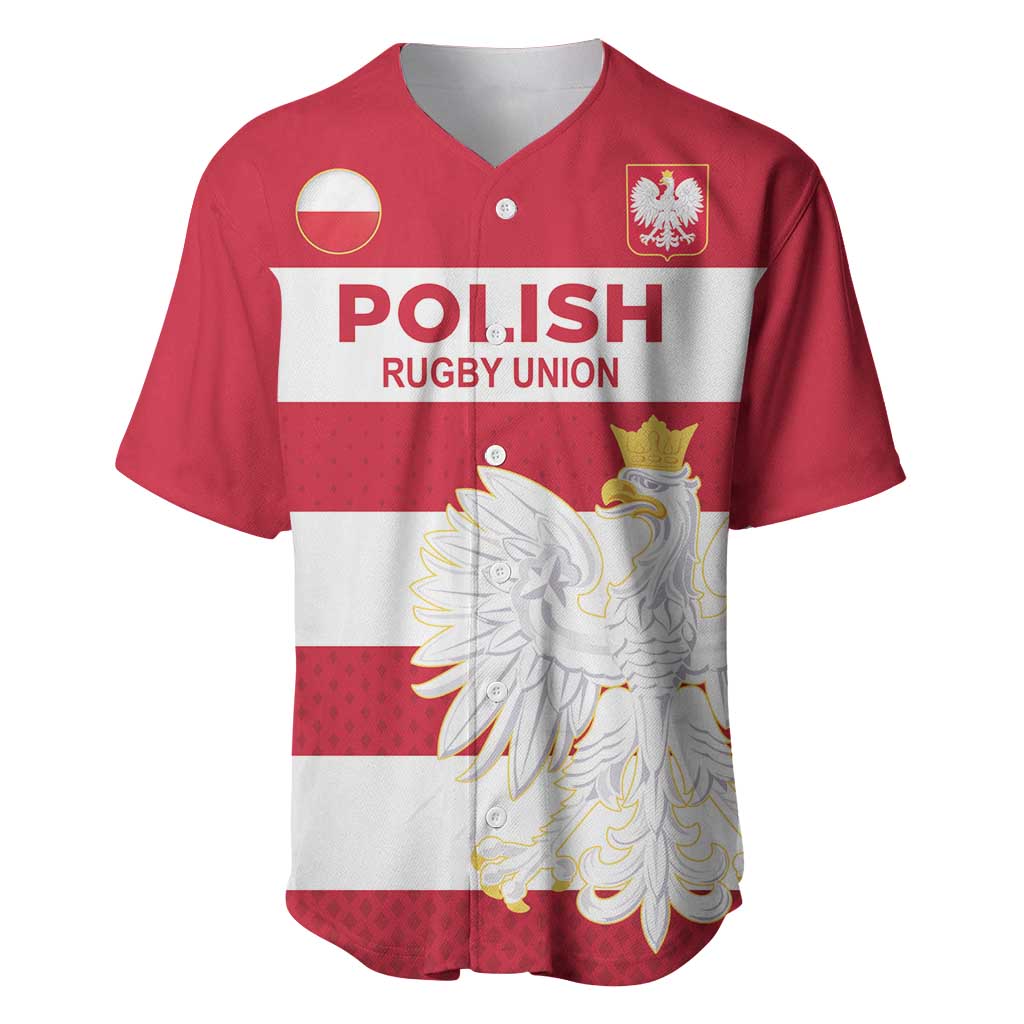 Custom Poland Rugby Baseball Jersey Biało-czerwoni Go Champion