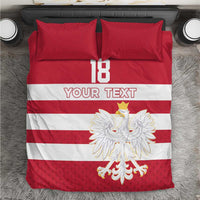 Custom Poland Rugby Bedding Set Biało-czerwoni Go Champion
