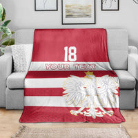 Custom Poland Rugby Blanket Biało-czerwoni Go Champion