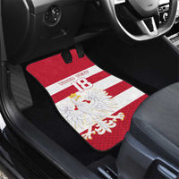 Custom Poland Rugby Car Mats Biało-czerwoni Go Champion