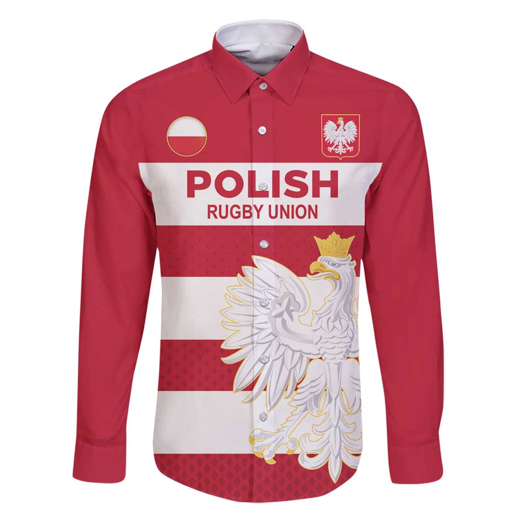 Custom Poland Rugby Family Matching Mermaid Dress and Hawaiian Shirt Biało-czerwoni Go Champion