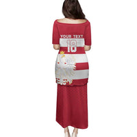 Custom Poland Rugby Family Matching Puletasi and Hawaiian Shirt Biało-czerwoni Go Champion