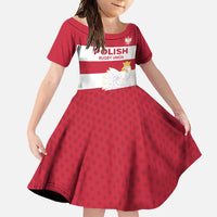 Custom Poland Rugby Family Matching Summer Maxi Dress and Hawaiian Shirt Biało-czerwoni Go Champion