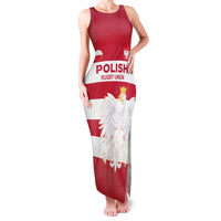 Custom Poland Rugby Family Matching Tank Maxi Dress and Hawaiian Shirt Biało-czerwoni Go Champion