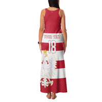 Custom Poland Rugby Family Matching Tank Maxi Dress and Hawaiian Shirt Biało-czerwoni Go Champion