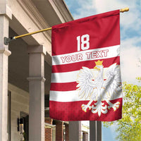 Custom Poland Rugby Garden Flag Biało-czerwoni Go Champion