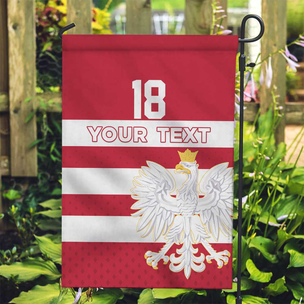 Custom Poland Rugby Garden Flag Biało-czerwoni Go Champion