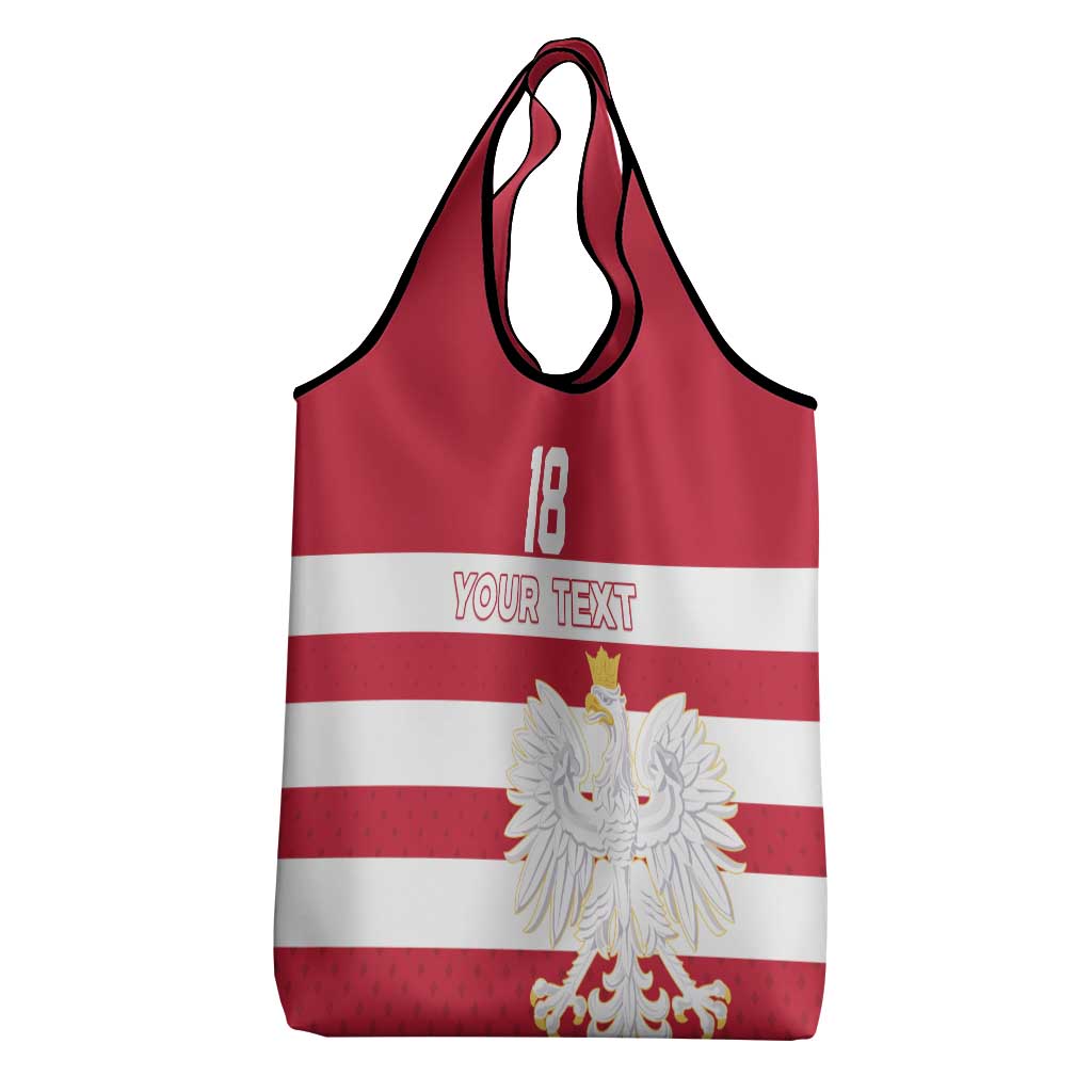 Custom Poland Rugby Grocery Bag Biało-czerwoni Go Champion