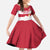 Custom Poland Rugby Kid Short Sleeve Dress Biało-czerwoni Go Champion
