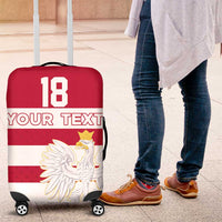 Custom Poland Rugby Luggage Cover Biało-czerwoni Go Champion
