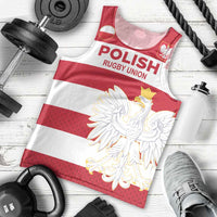 Custom Poland Rugby Men Tank Top Biało-czerwoni Go Champion
