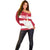 Custom Poland Rugby Off Shoulder Sweater Biało-czerwoni Go Champion