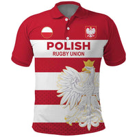 Custom Poland Rugby Polo Shirt Biało-czerwoni Go Champion