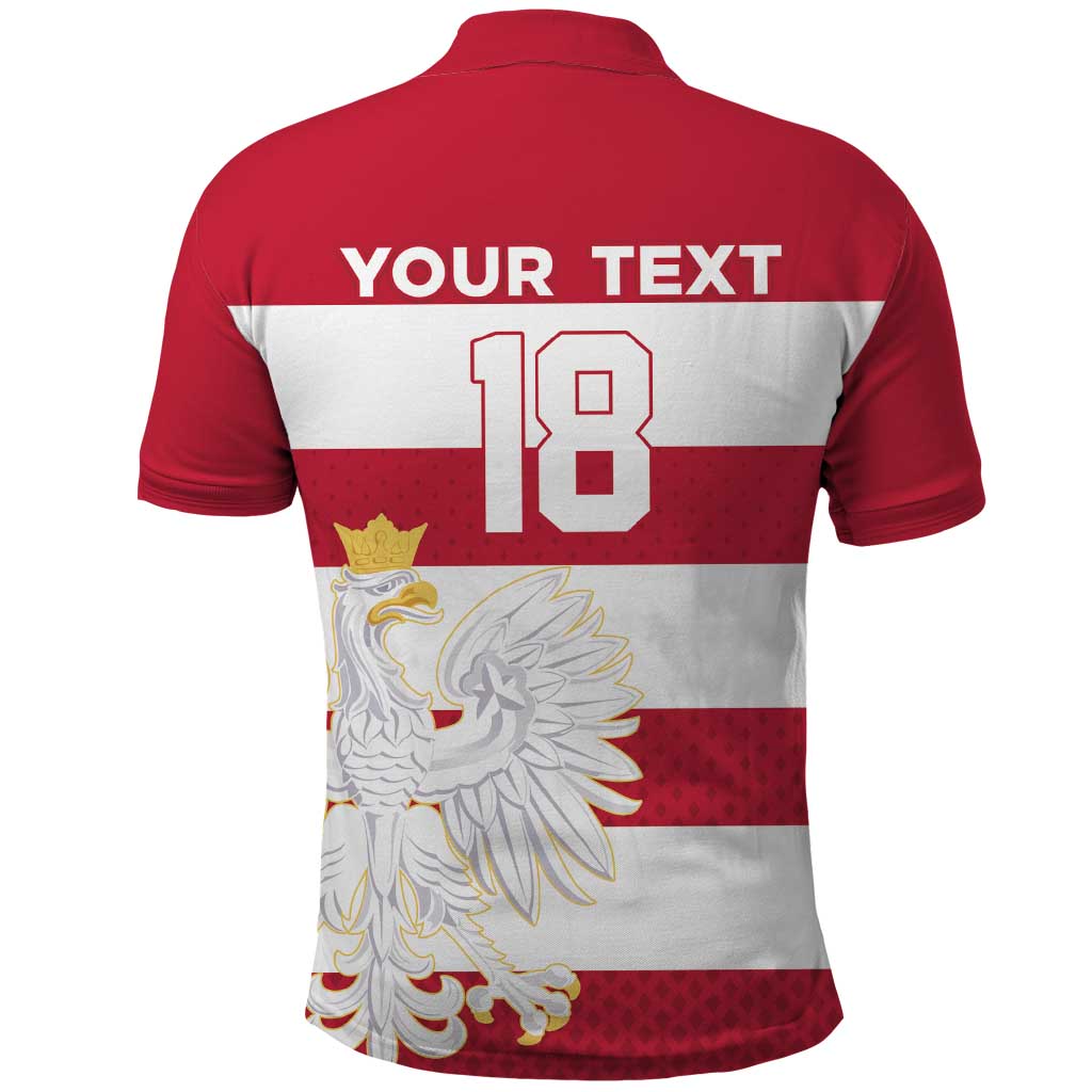 Custom Poland Rugby Polo Shirt Biało-czerwoni Go Champion