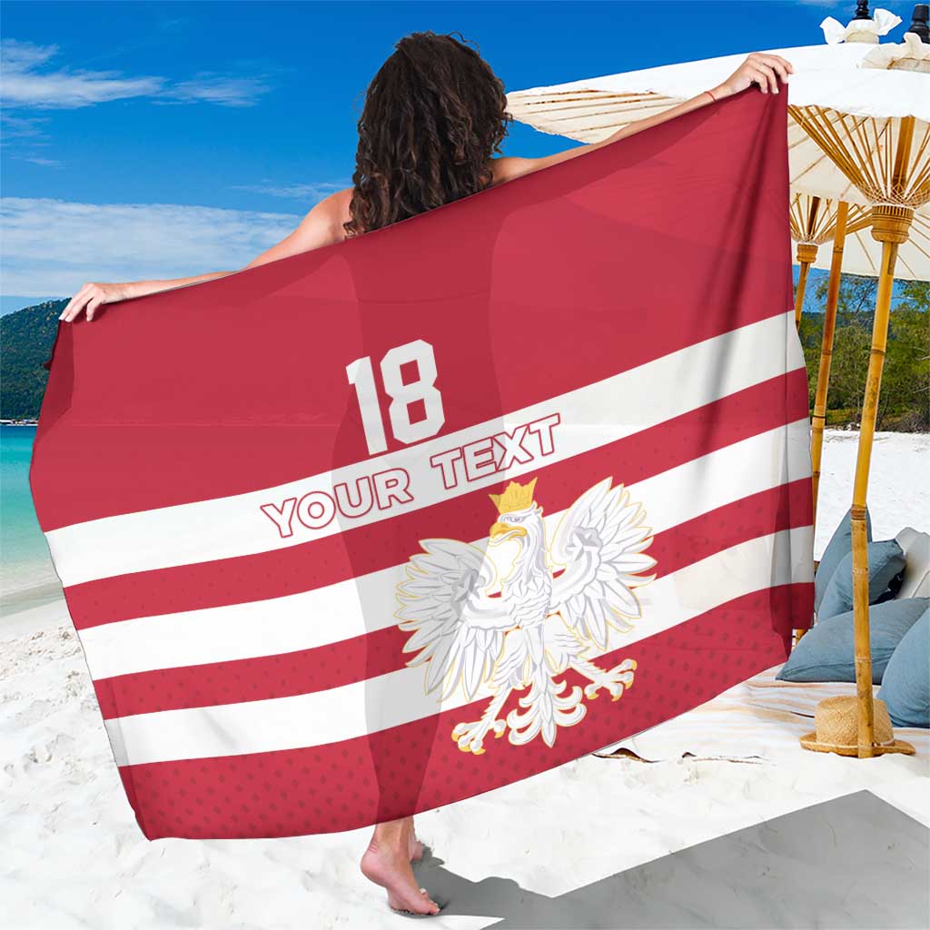 Custom Poland Rugby Sarong Biało-czerwoni Go Champion