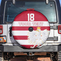Custom Poland Rugby Spare Tire Cover Biało-czerwoni Go Champion