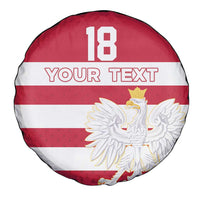 Custom Poland Rugby Spare Tire Cover Biało-czerwoni Go Champion