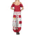 Custom Poland Rugby Summer Maxi Dress Biało-czerwoni Go Champion