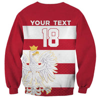 Custom Poland Rugby Sweatshirt Biało-czerwoni Go Champion