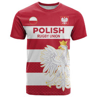 Custom Poland Rugby T Shirt Biało-czerwoni Go Champion