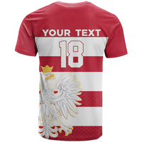 Custom Poland Rugby T Shirt Biało-czerwoni Go Champion