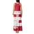 Custom Poland Rugby Tank Maxi Dress Biało-czerwoni Go Champion