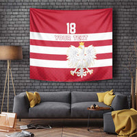 Custom Poland Rugby Tapestry Biało-czerwoni Go Champion