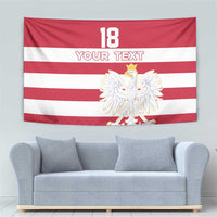 Custom Poland Rugby Tapestry Biało-czerwoni Go Champion