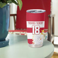 Custom Poland Rugby Tumbler Cup Biało-czerwoni Go Champion