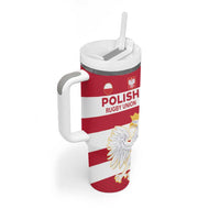 Custom Poland Rugby Tumbler With Handle Biało-czerwoni Go Champion