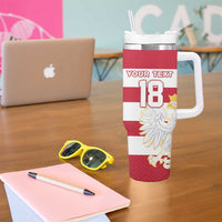 Custom Poland Rugby Tumbler With Handle Biało-czerwoni Go Champion