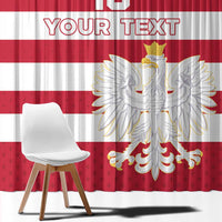 Custom Poland Rugby Window Curtain Biało-czerwoni Go Champion
