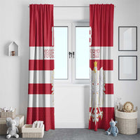 Custom Poland Rugby Window Curtain Biało-czerwoni Go Champion