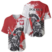 Polish Winged Hussar Baseball Jersey Grunge Style
