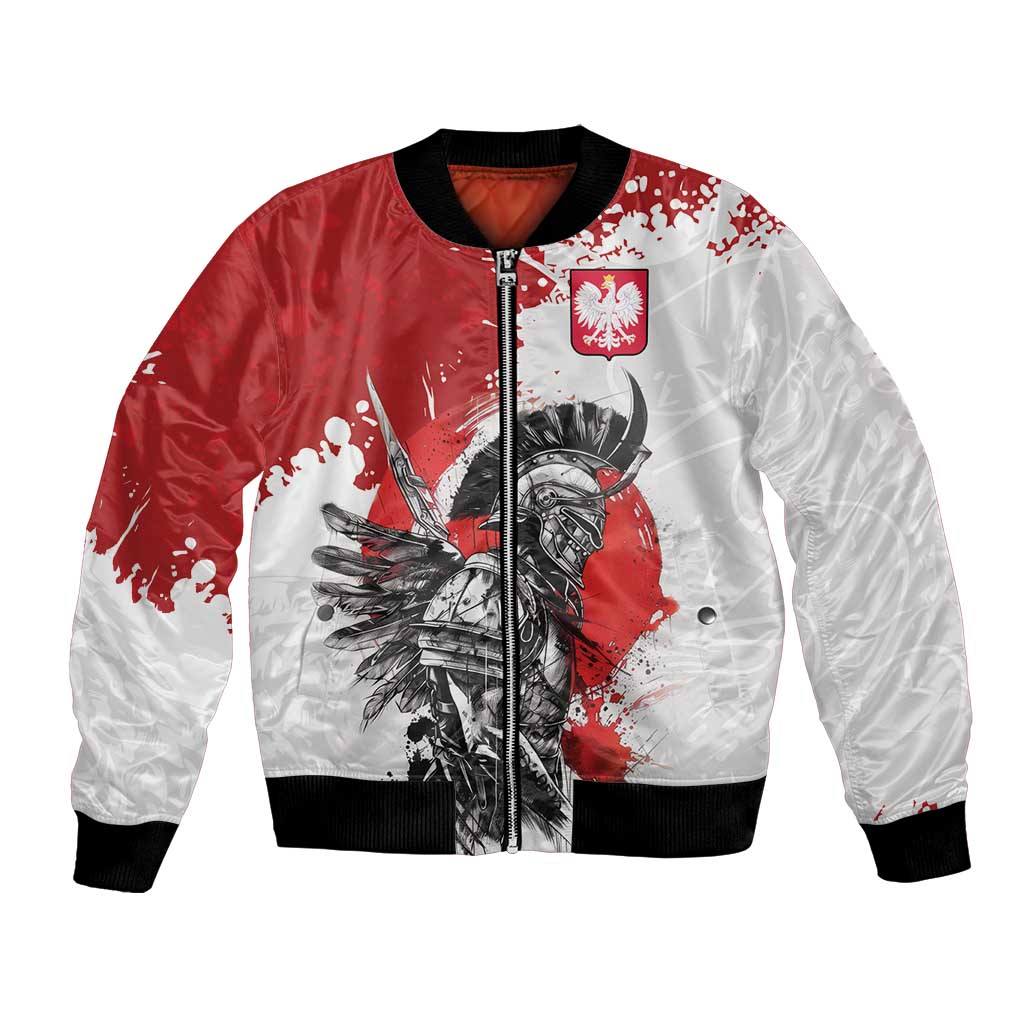 Polish Winged Hussar Bomber Jacket Grunge Style