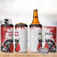 Polish Winged Hussar 4 in 1 Can Cooler Tumbler Grunge Style