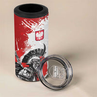 Polish Winged Hussar 4 in 1 Can Cooler Tumbler Grunge Style
