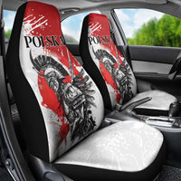 Polish Winged Hussar Car Seat Cover Grunge Style