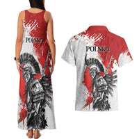 Polish Winged Hussar Couples Matching Tank Maxi Dress and Hawaiian Shirt Grunge Style